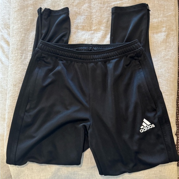 Men’s Adidas Slim Fit Track Pants w/ Zipper Ankles - Picture 3 of 4